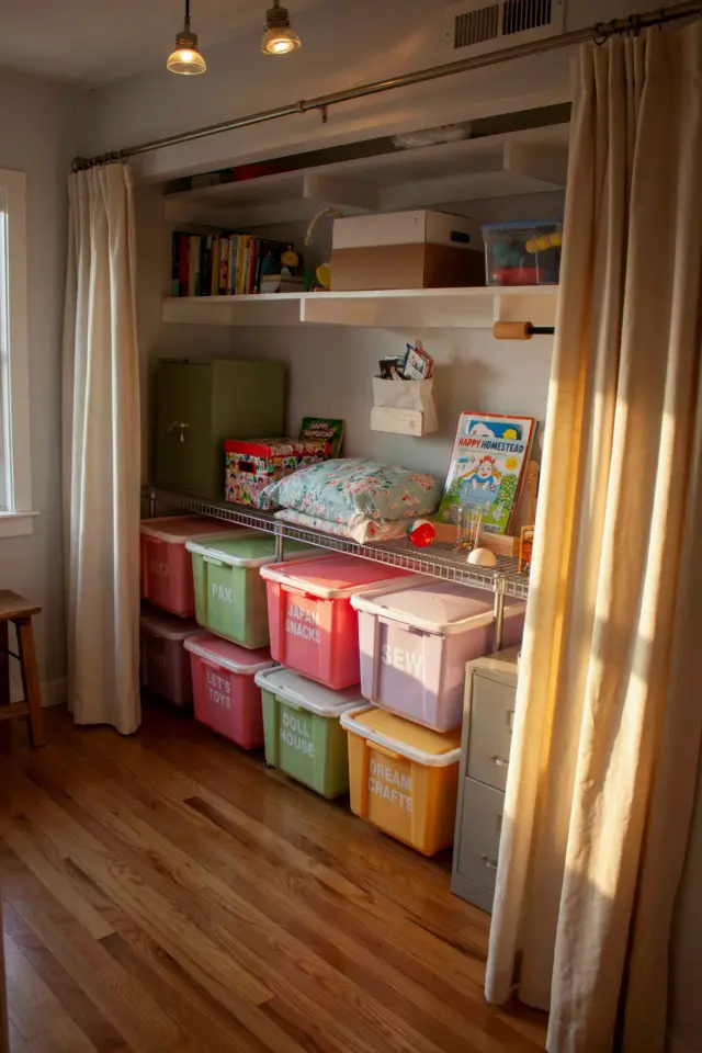 Closet Storage Tubs | Declutter Your Wardrobe | Small Closet Organization Ideas