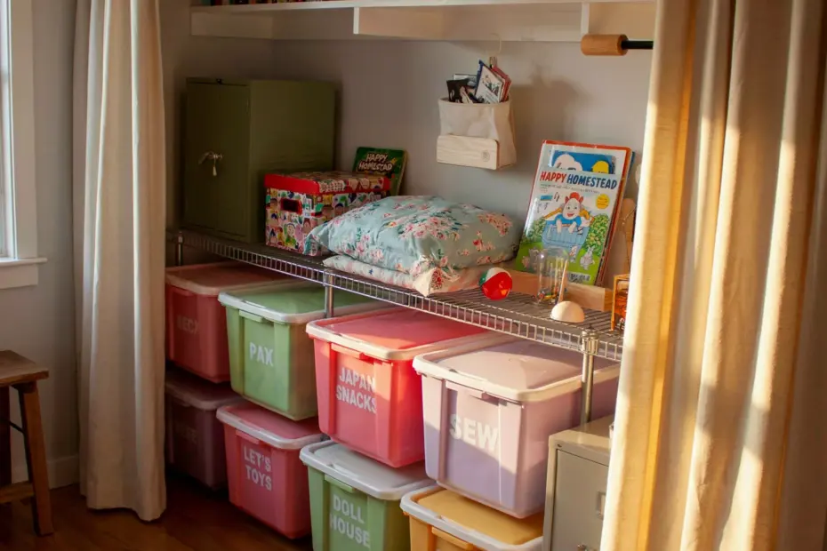 Closet Storage Tubs | Declutter Your Wardrobe | Small Closet Organization Ideas