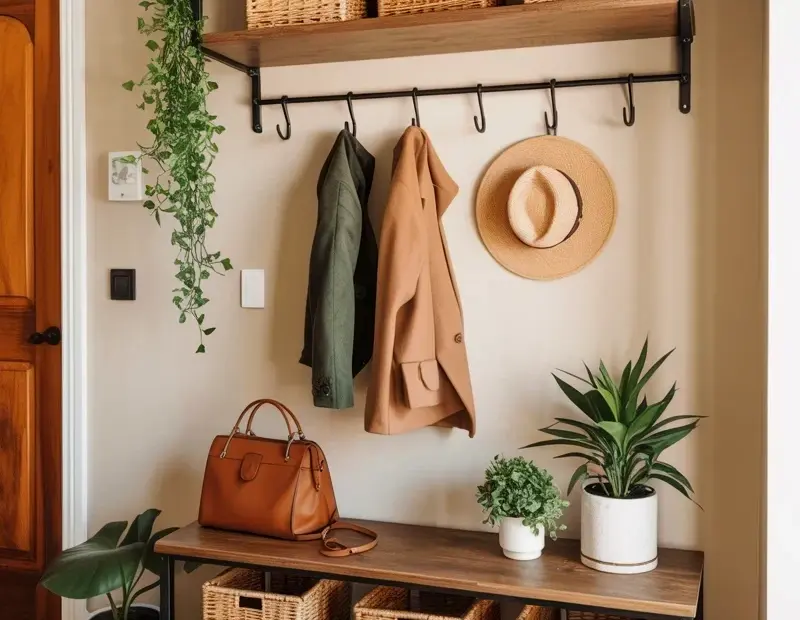 Stop Overstuffing Your Entryway Hooks & Baskets (A Smart Fix)