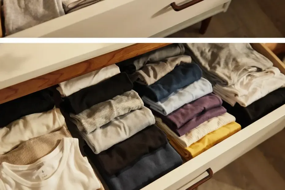 Drawer Organization for Seasonal Clothes Switch | Clear Organizers for Socks, Tees & Underwear