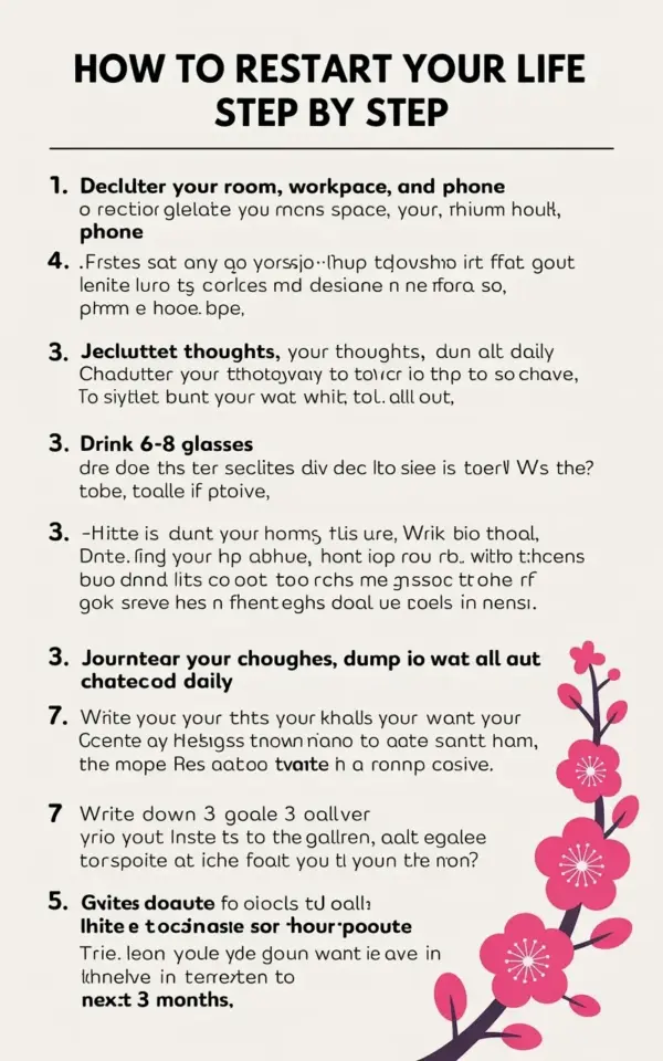 How to Restart Your Life Step by Step (Avoid This Common Mistake)