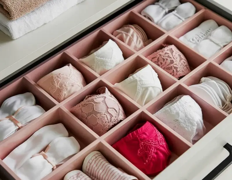 Spring Closet Organization | Neat Underwear & Sock Drawer Ideas